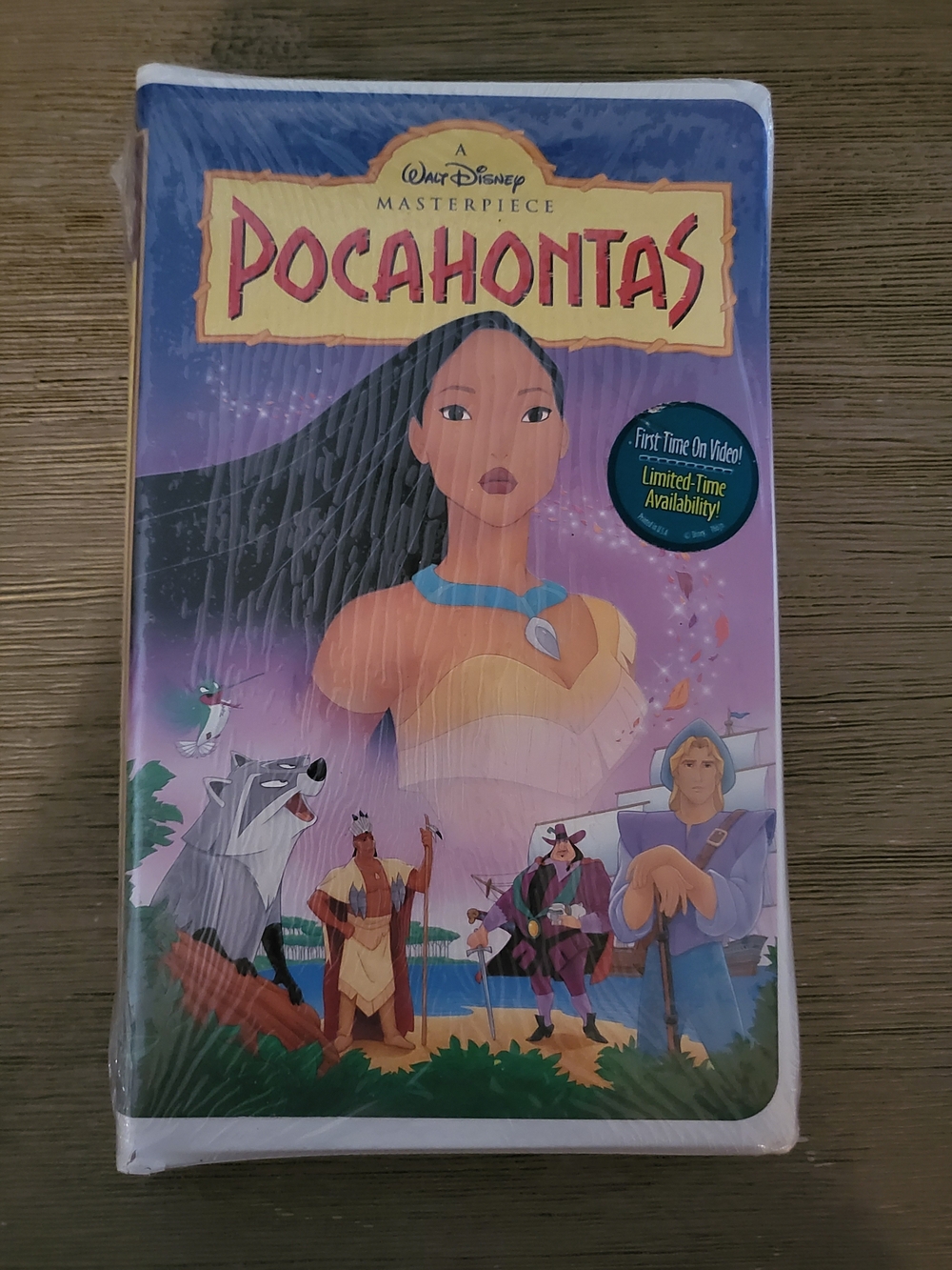 NIB Sealed Walt Disney Masterpiece Collection Pocahontas VHS Clamshell Rare